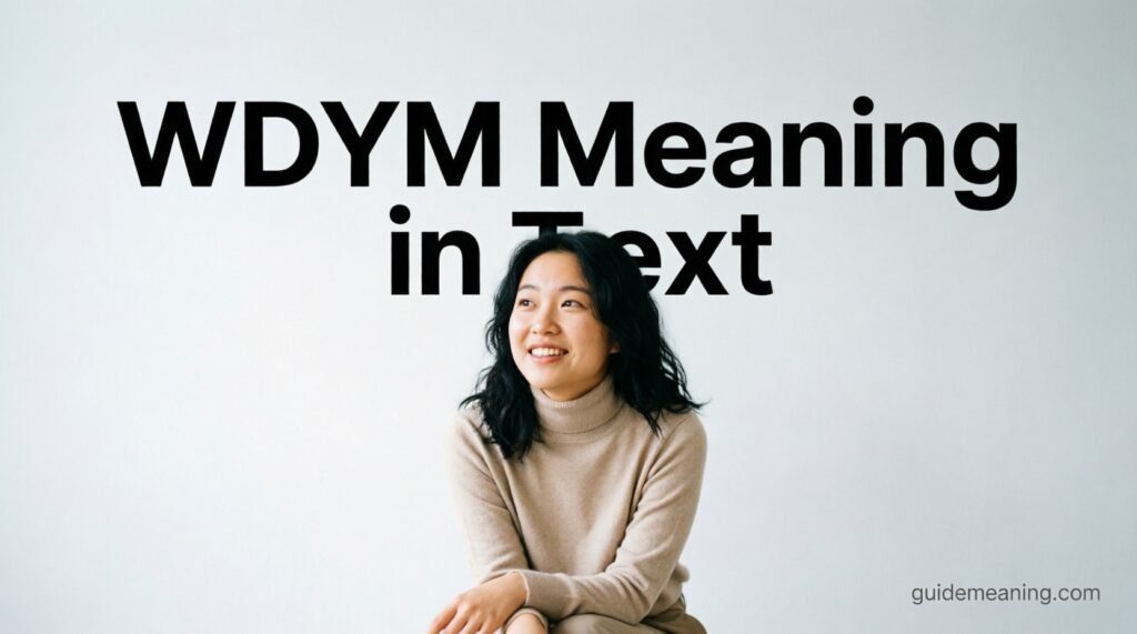 WDYM Meaning in Text