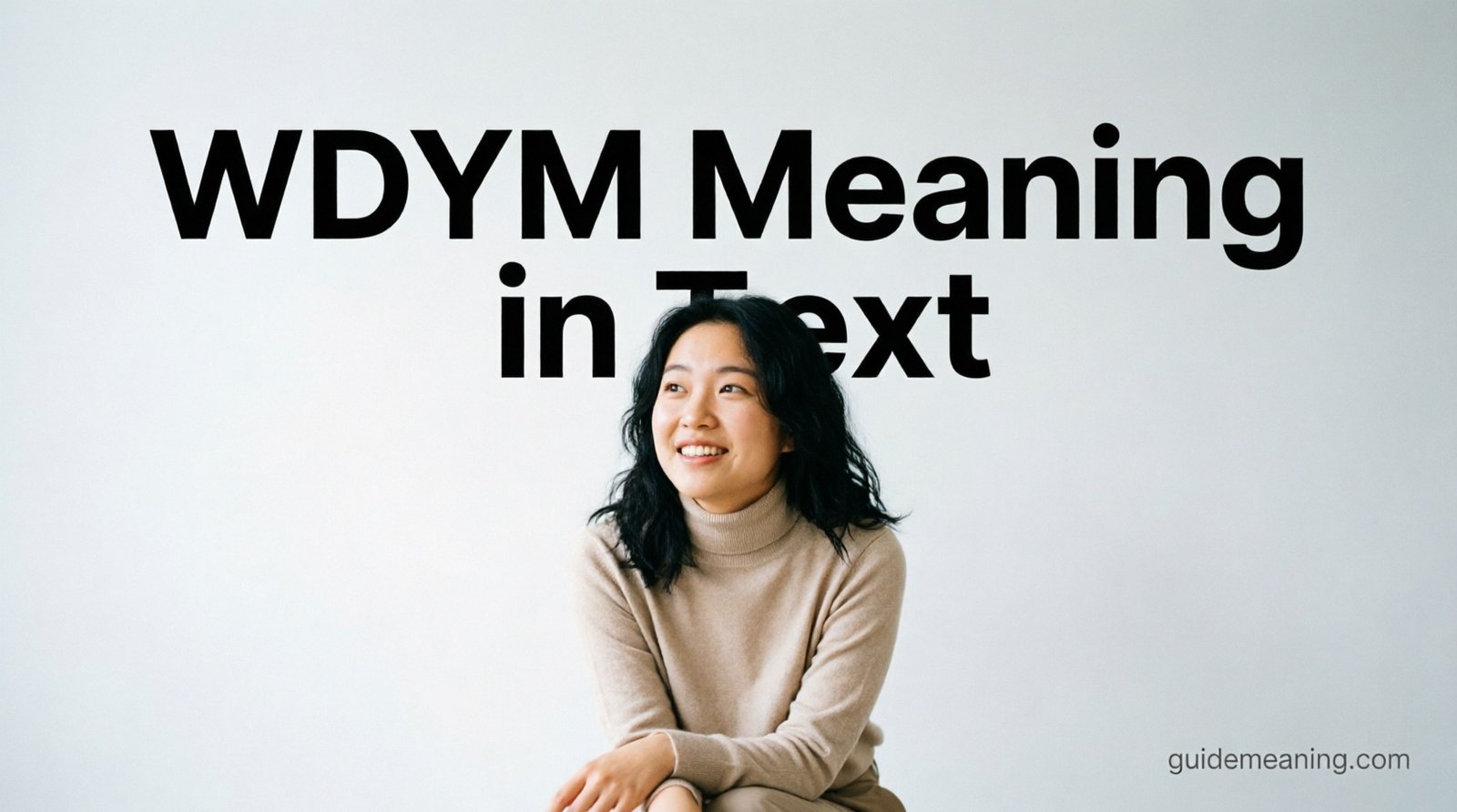 WDYM Meaning in Text