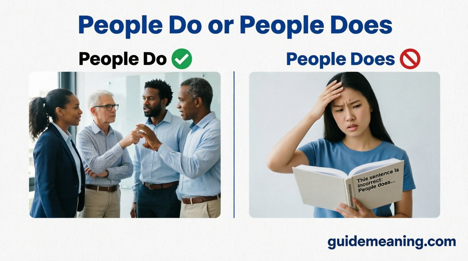 People Do or People Does