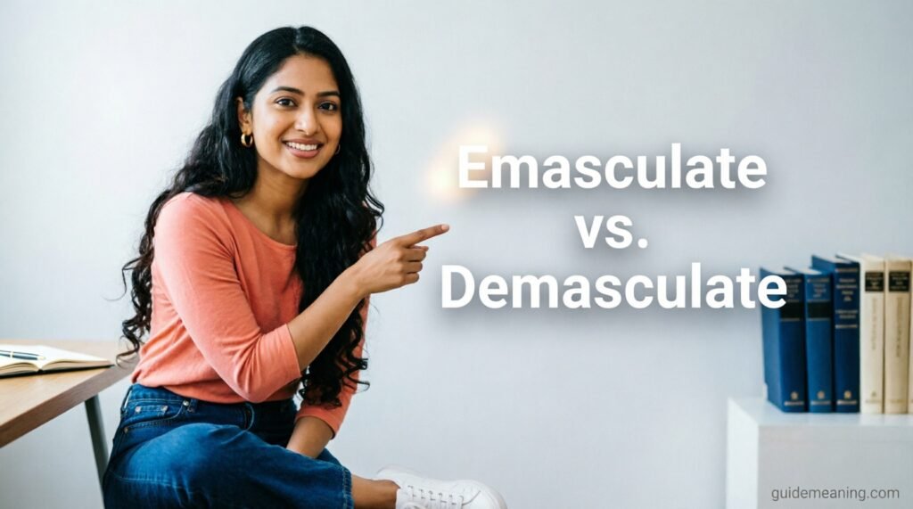 Emasculate vs. Demasculate