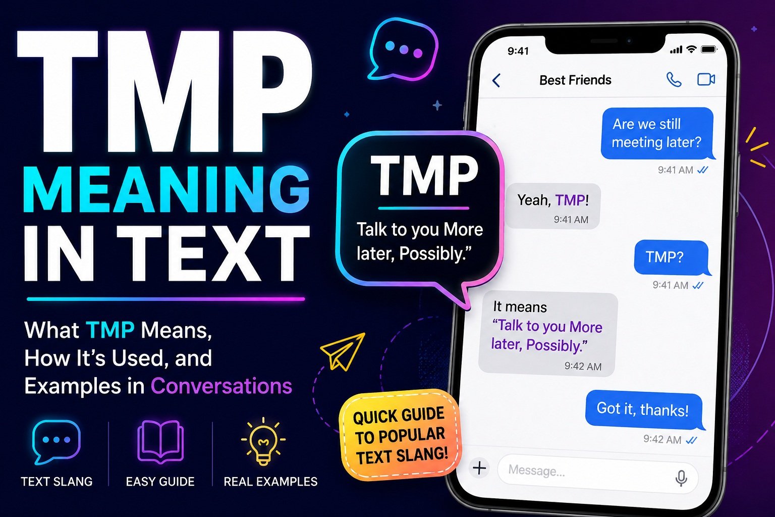 TMP Meaning in Text