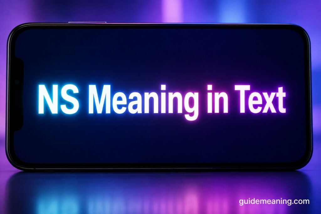 NS Meaning in Text