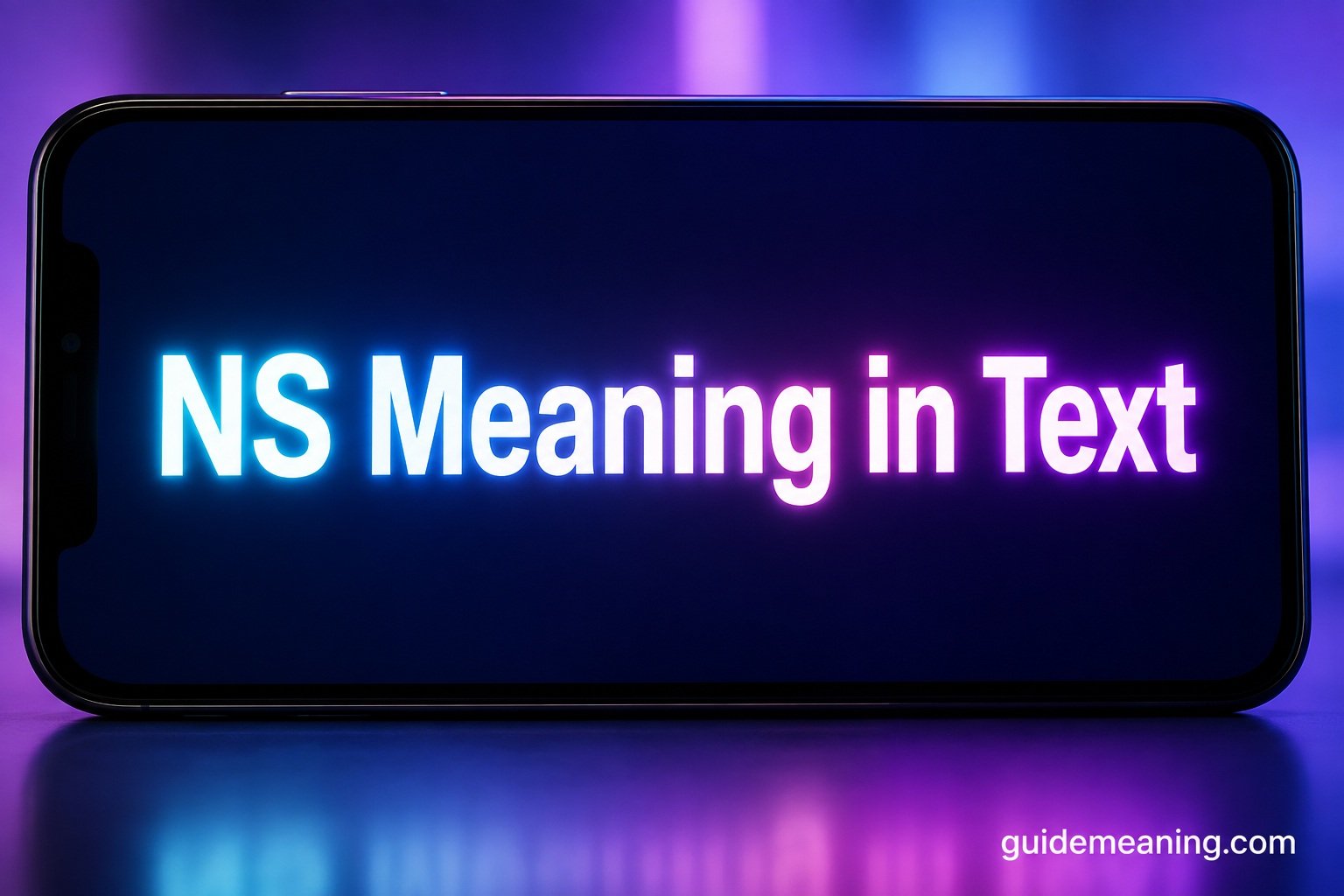NS Meaning in Text