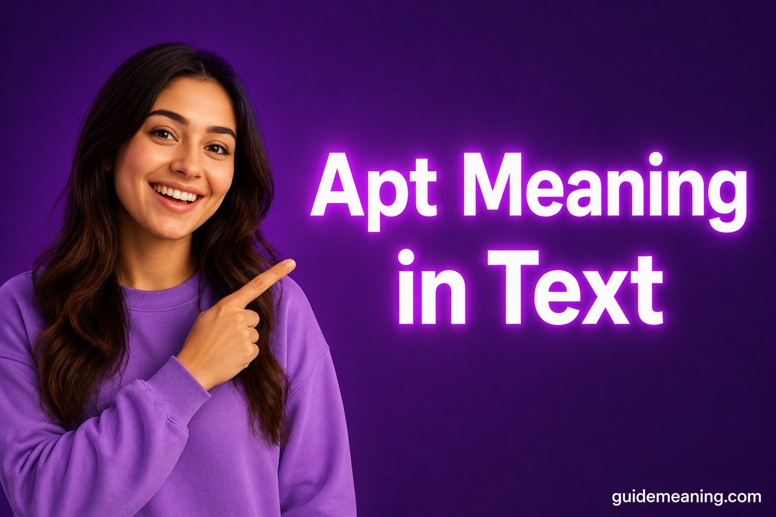 Apt Meaning in Text