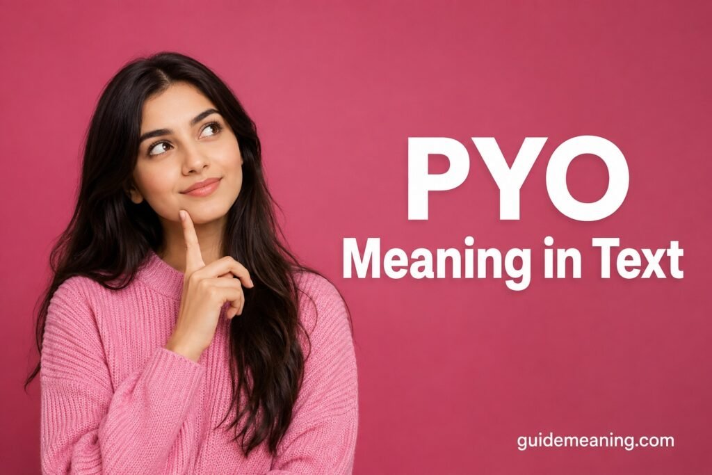 PYO Meaning in Text