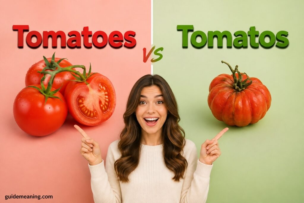 Tomatoes or Tomatos