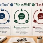 “Me Too” vs “Me as Well” vs “I as Well”