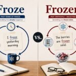 Froze vs Frozen