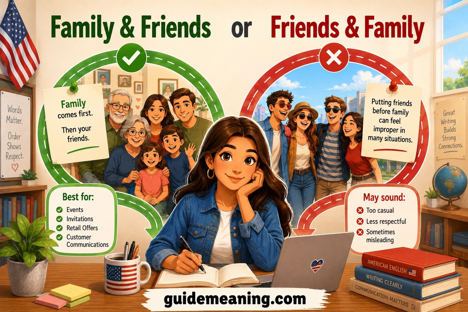Family & Friends or Friends & Family