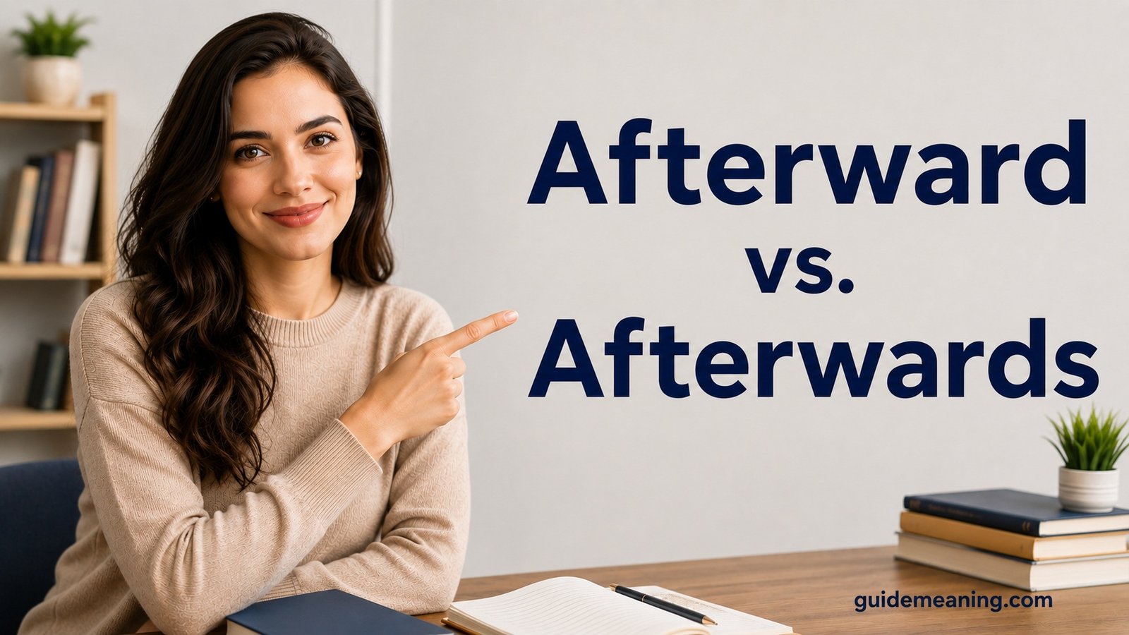 Afterward vs. Afterwards