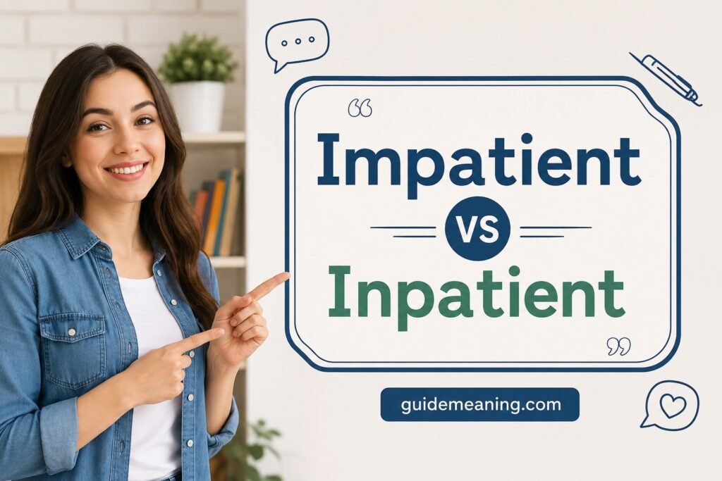 Impatient vs Inpatient