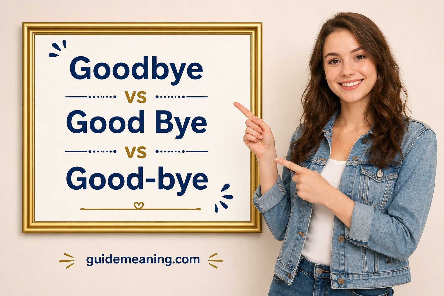 Goodbye vs Good Bye vs Good-bye