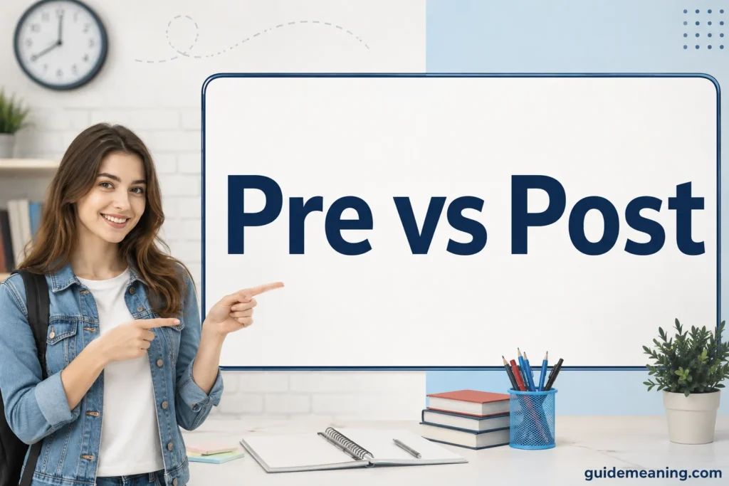 Pre vs Post