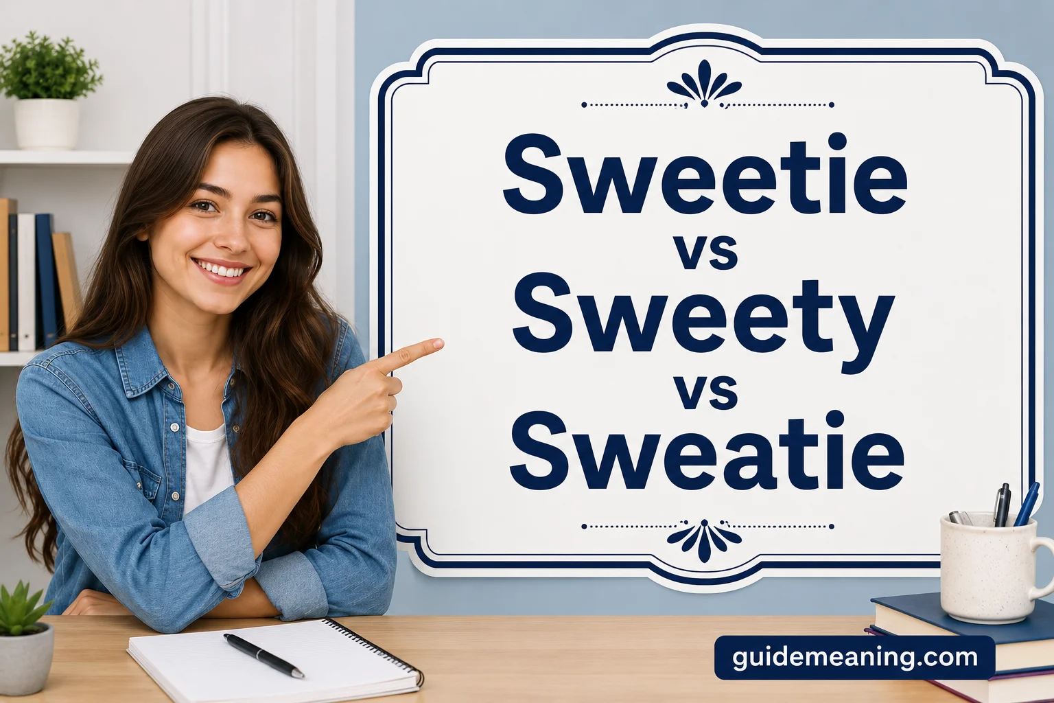 Sweetie vs Sweety vs Sweatie