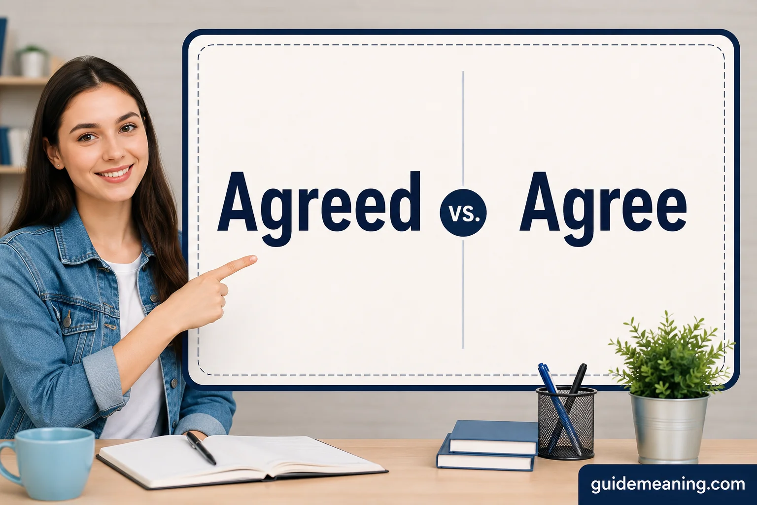 Agreed vs. Agree