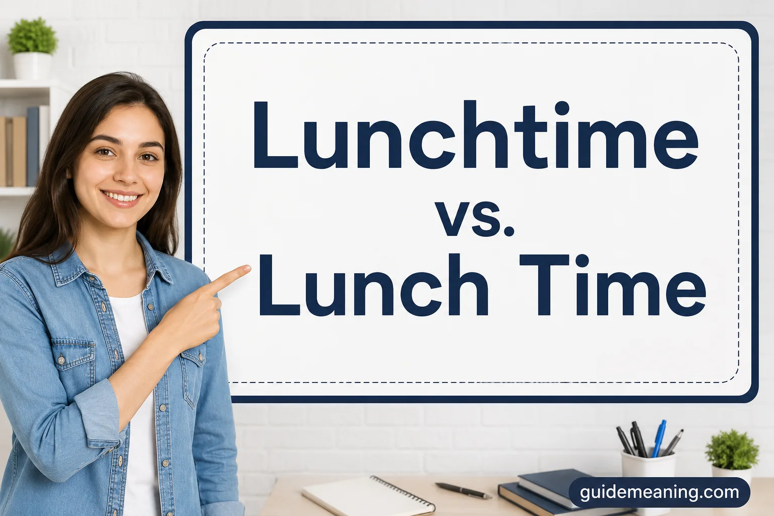 Lunchtime vs. Lunch Time