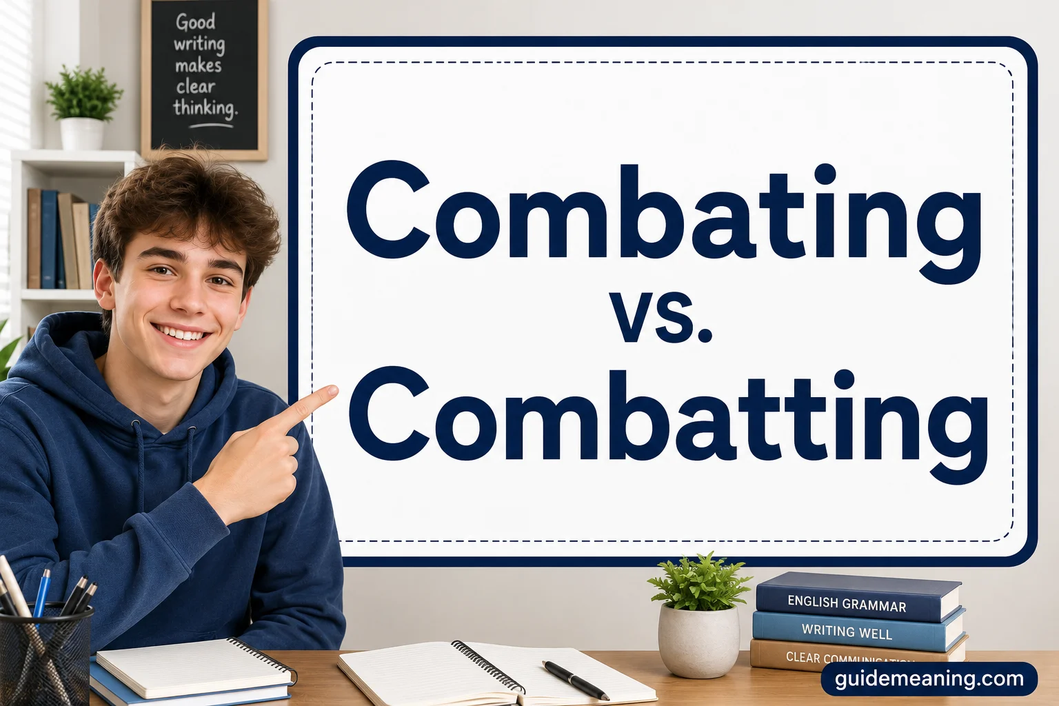 Combating vs Combatting