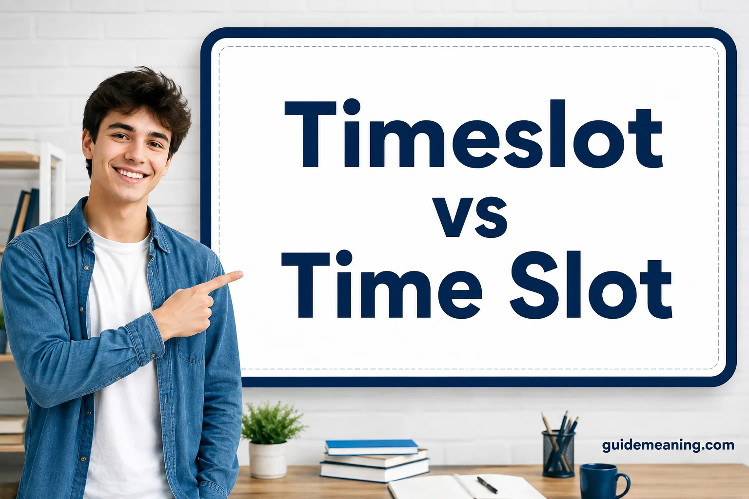 Timeslot vs Time Slot
