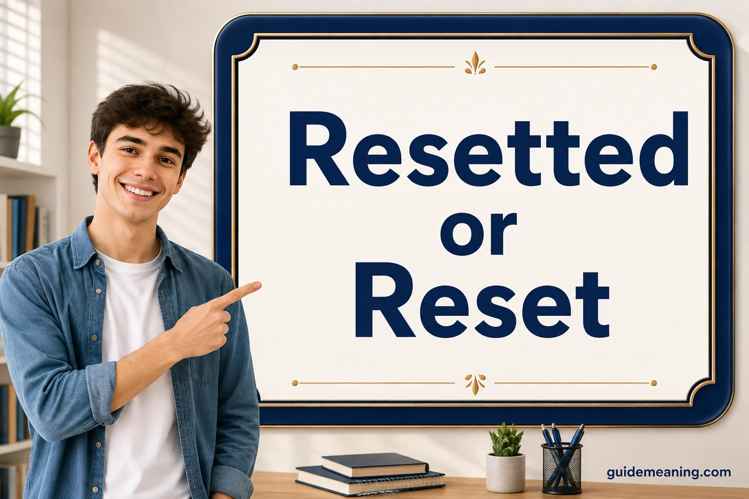 Resetted or Reset