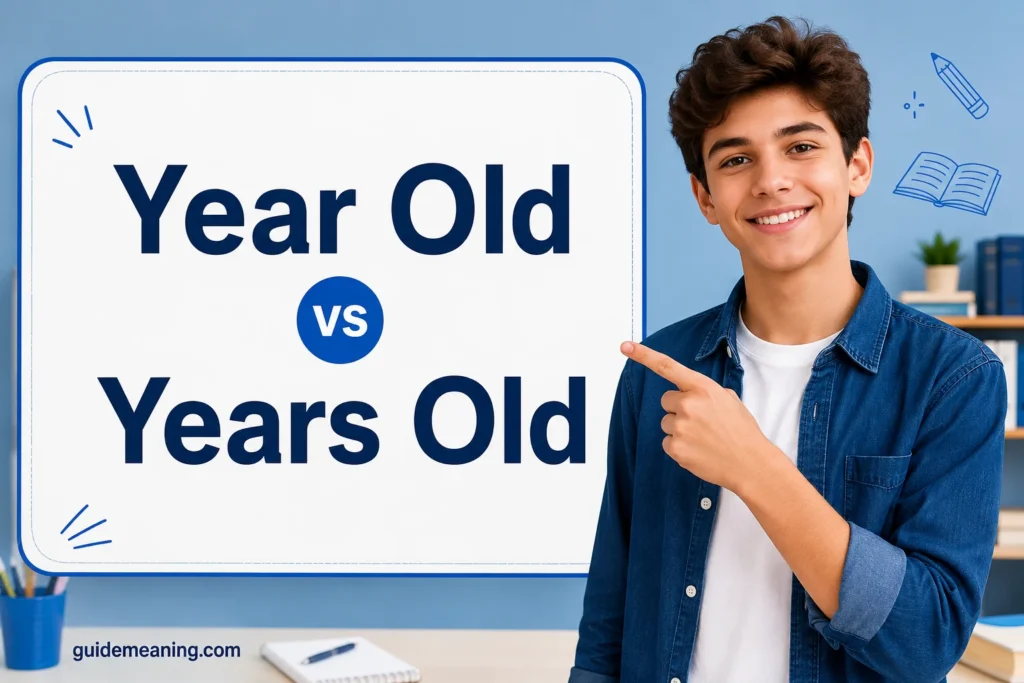 Year Old vs Years Old