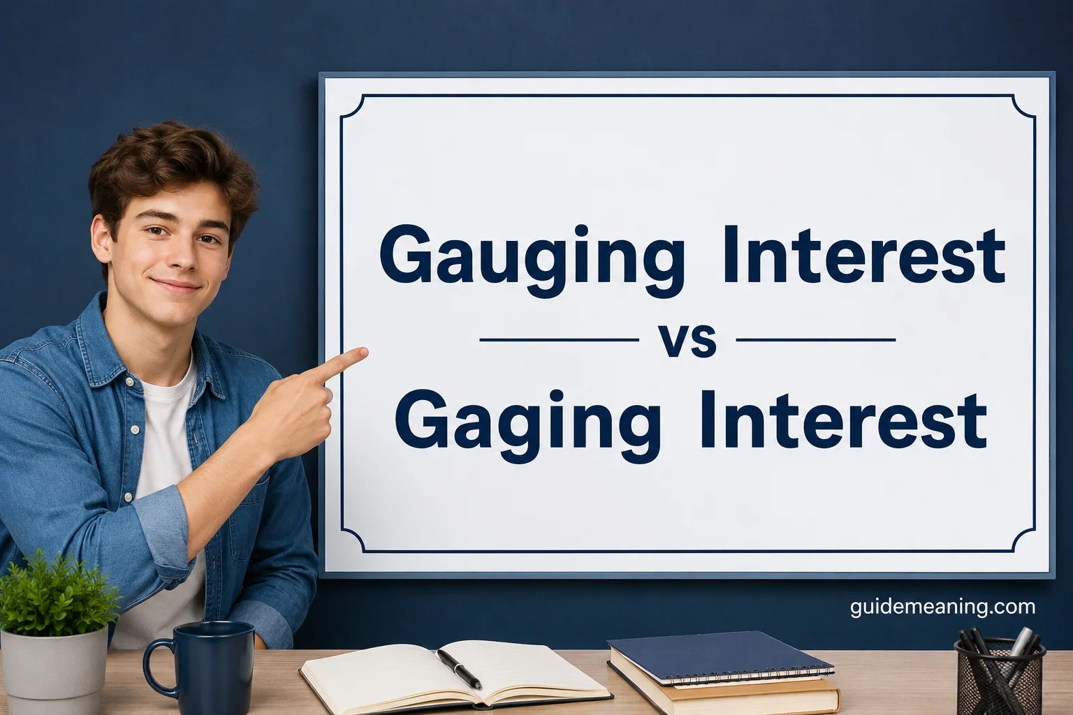 Gauging Interest vs Gaging Interest