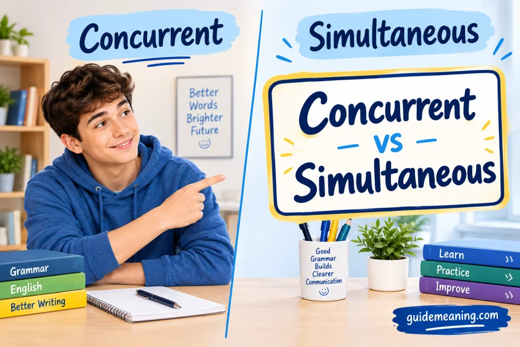 Concurrent vs Simultaneous