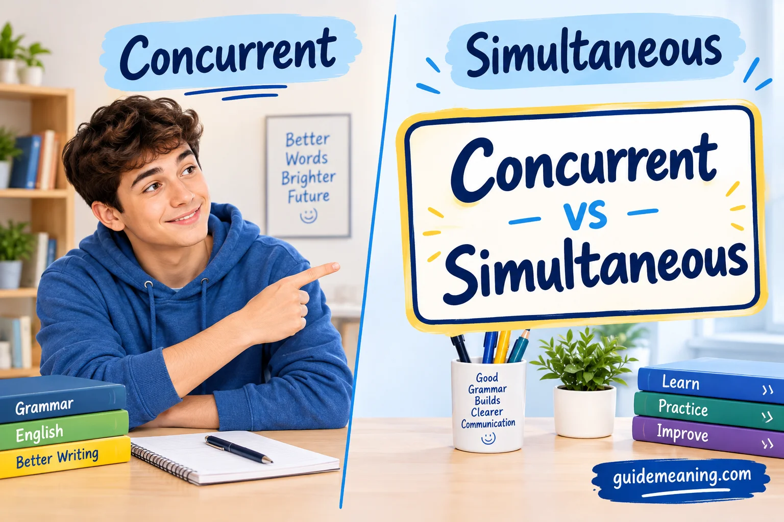 Concurrent vs Simultaneous