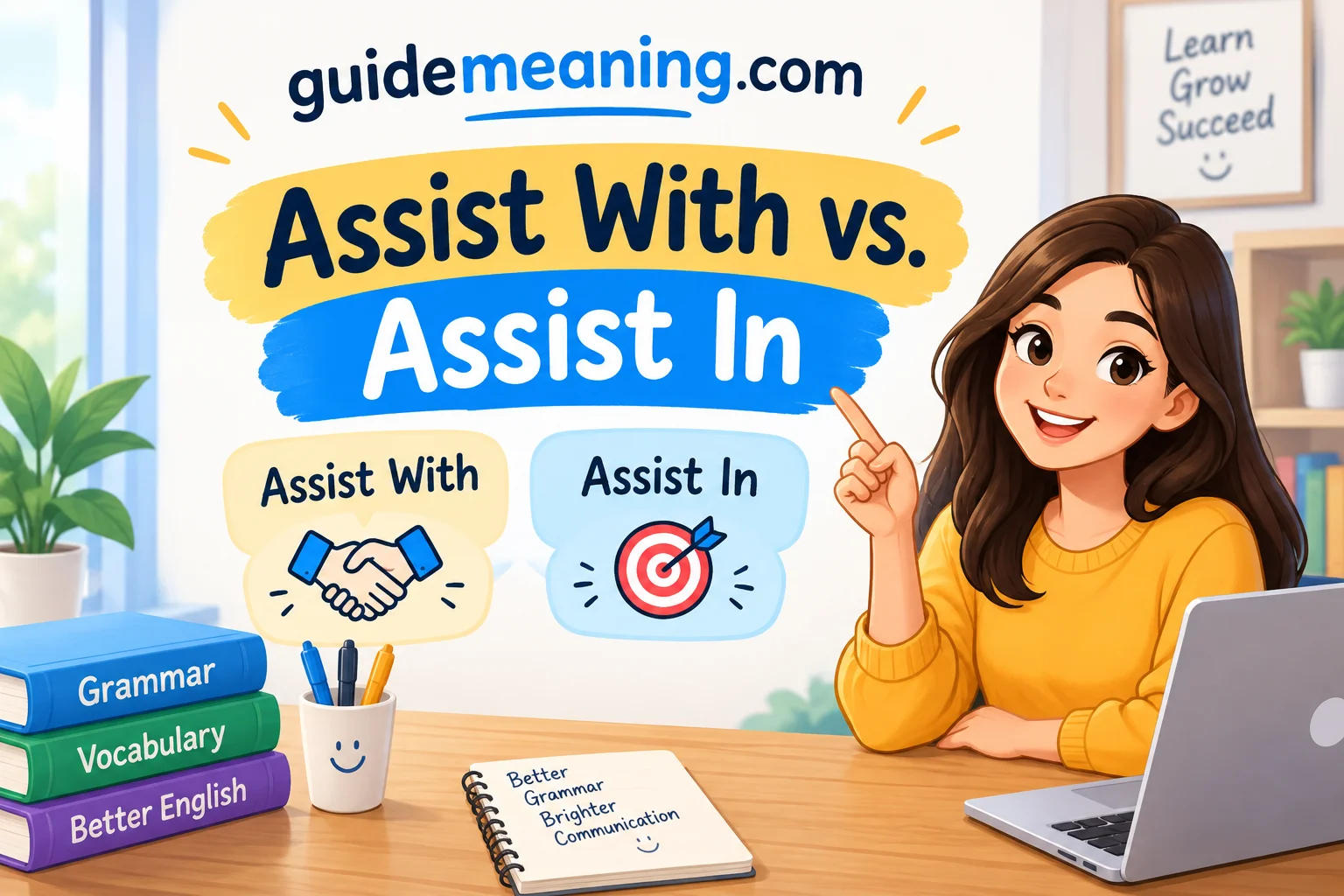 Assist With vs. Assist In