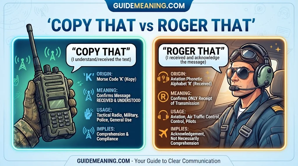 Copy That vs. Roger That