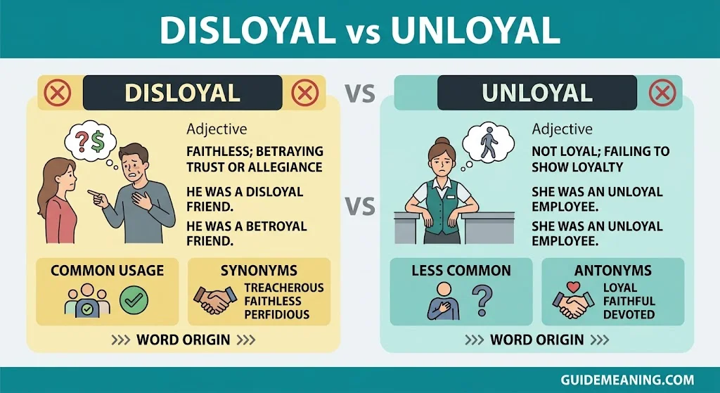 Disloyal vs. Unloyal