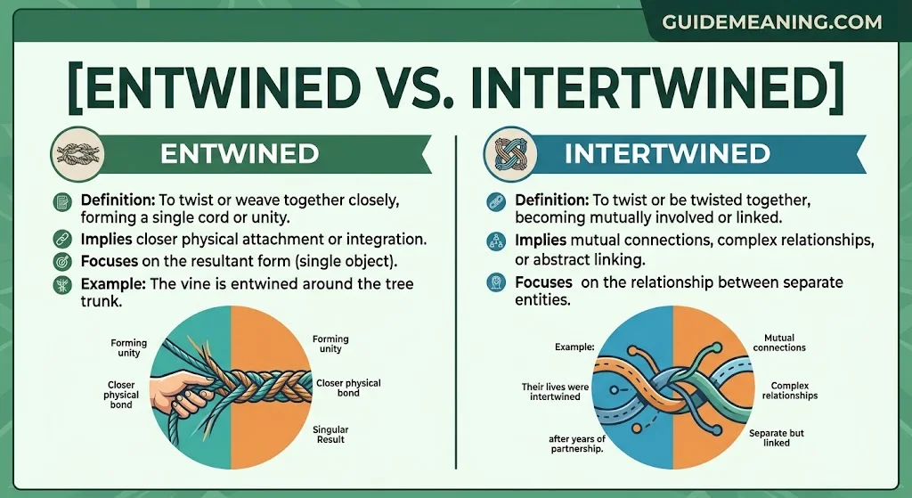 Entwined vs. Intertwined