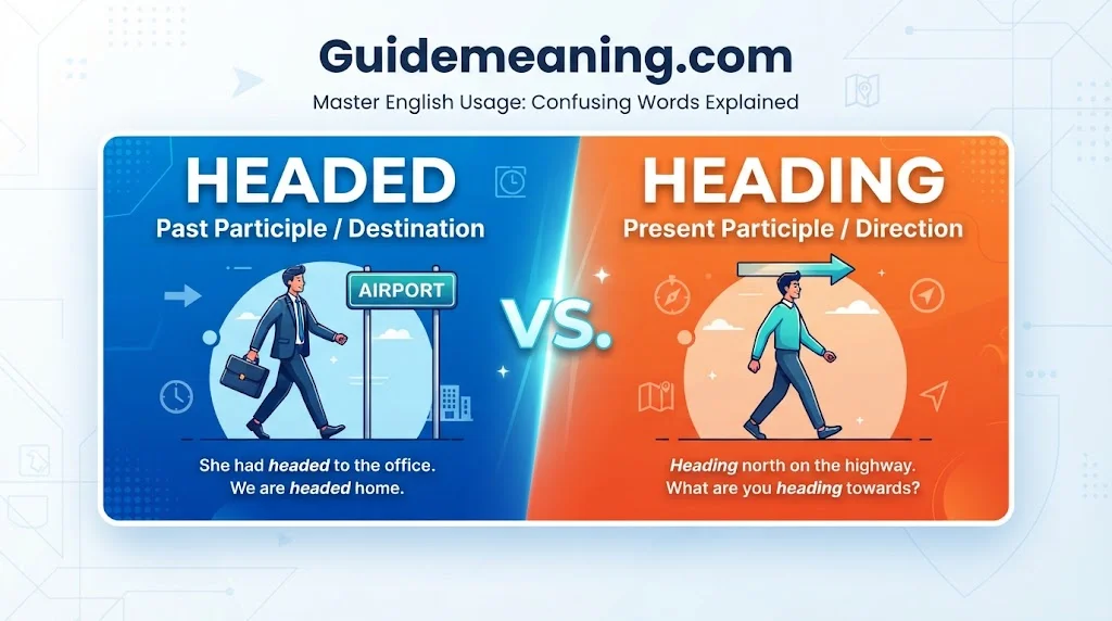 Headed vs. Heading