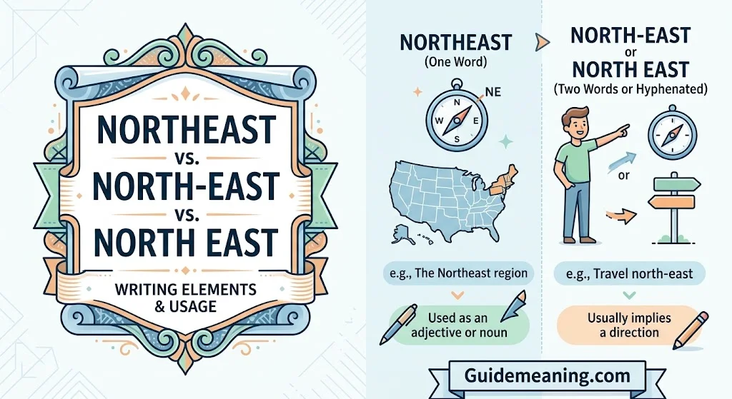 Northeast vs North-East vs North East