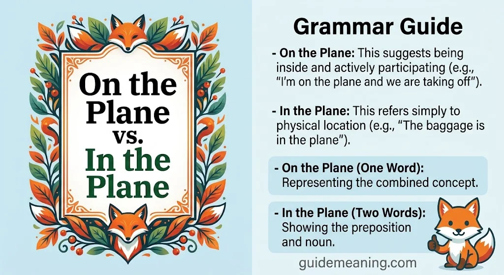 On the Plane or In the Plane
