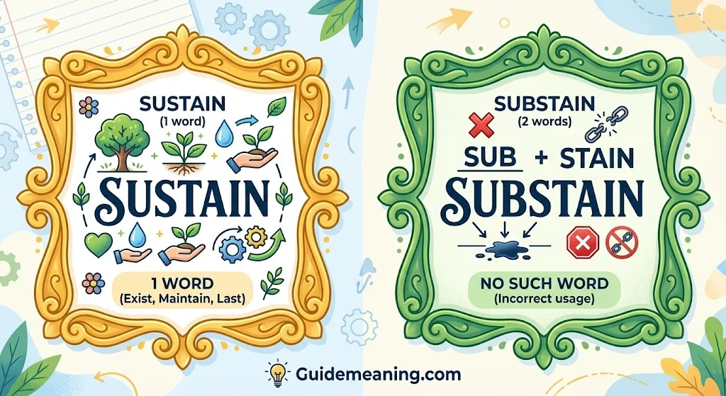 Sustain vs Substain