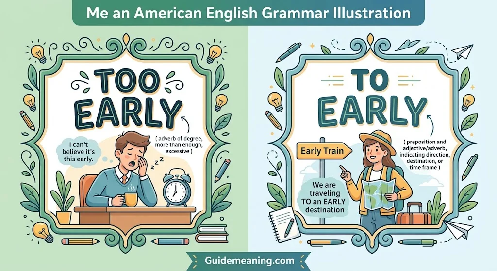 Too Early vs “To Early”