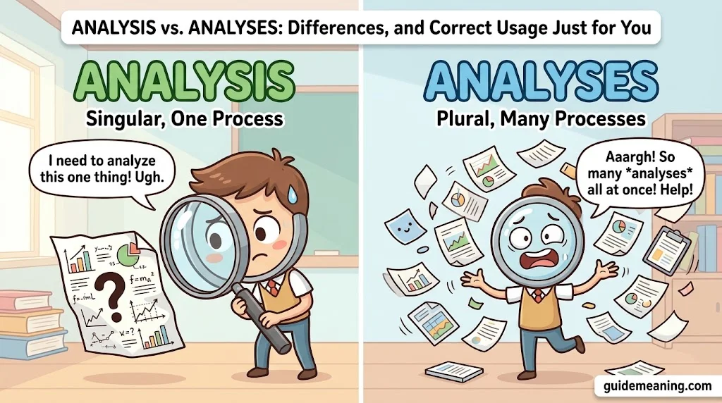 Analysis vs. Analyses