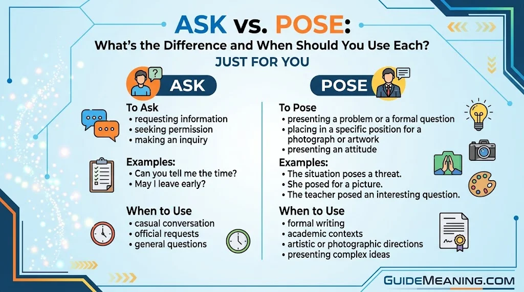 Ask vs. Pose