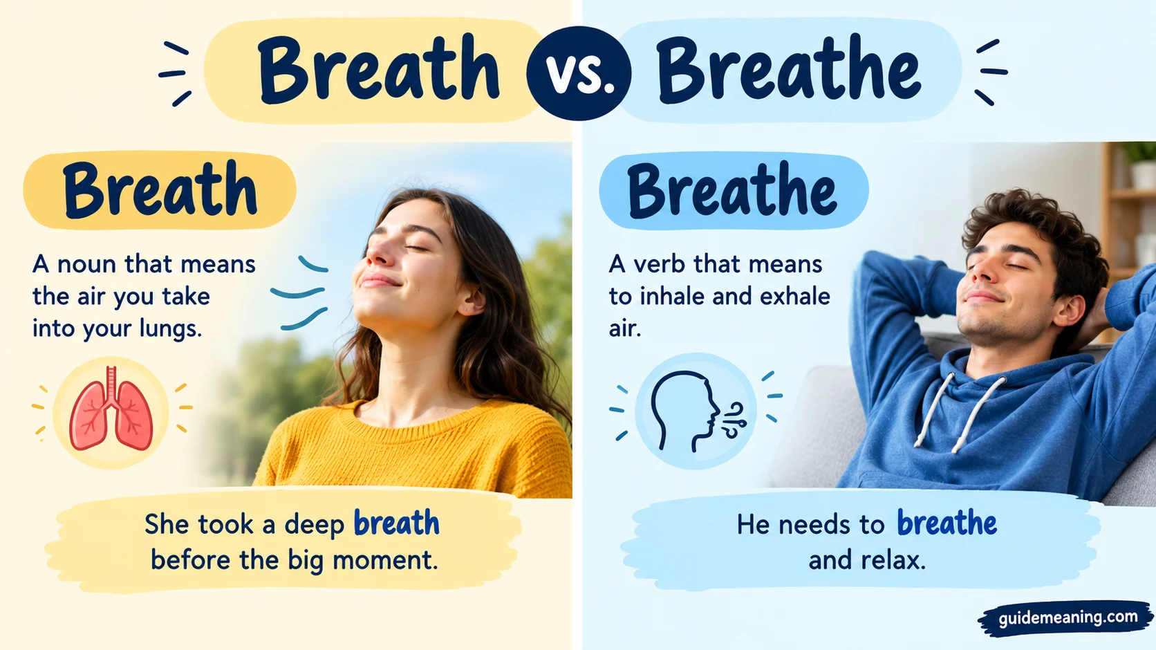 Breath vs. Breathe