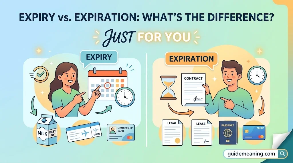 Expiry vs. Expiration