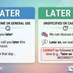 Later vs. Later On
