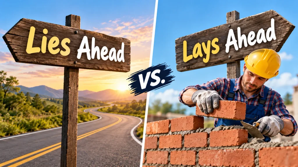 Lies Ahead vs. Lays Ahead