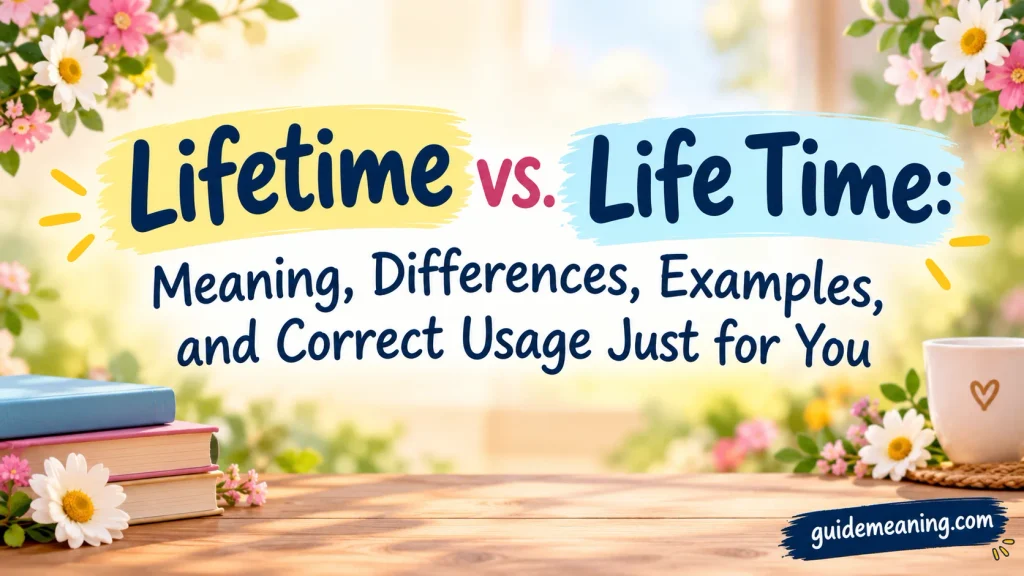 Lifetime vs. Life Time