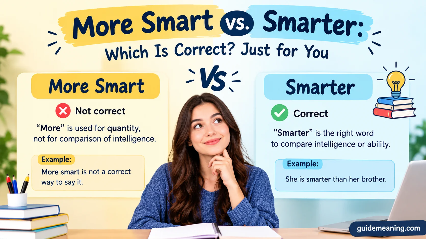 More Smart vs. Smarter