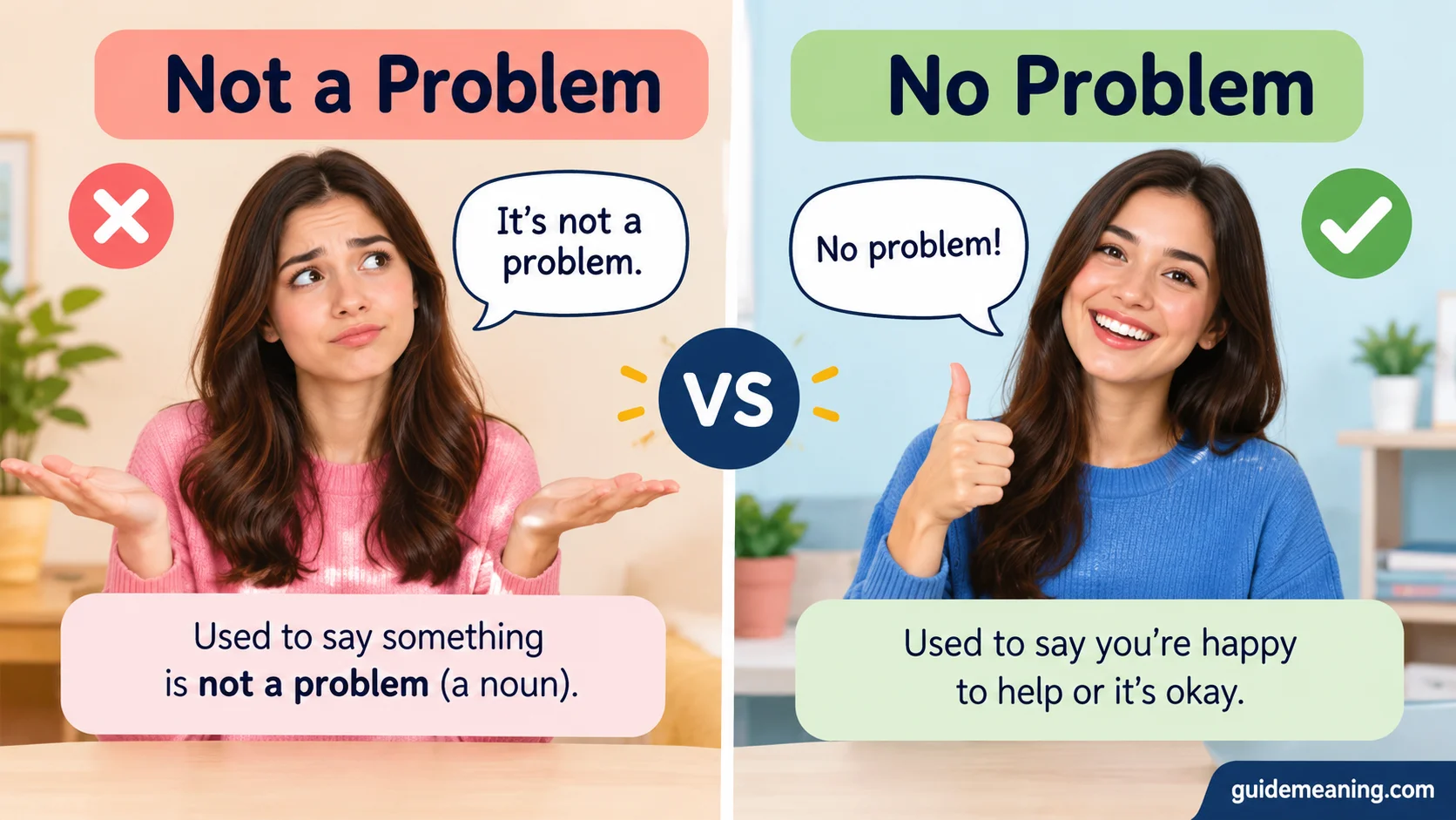 Not a Problem vs. No Problem