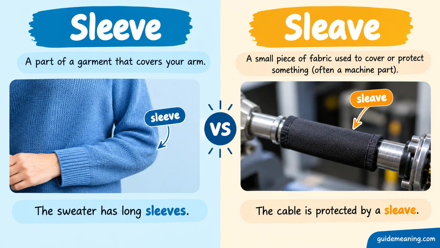 Sleeve vs. Sleave