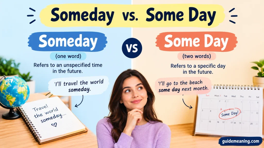 Someday vs. Some Day