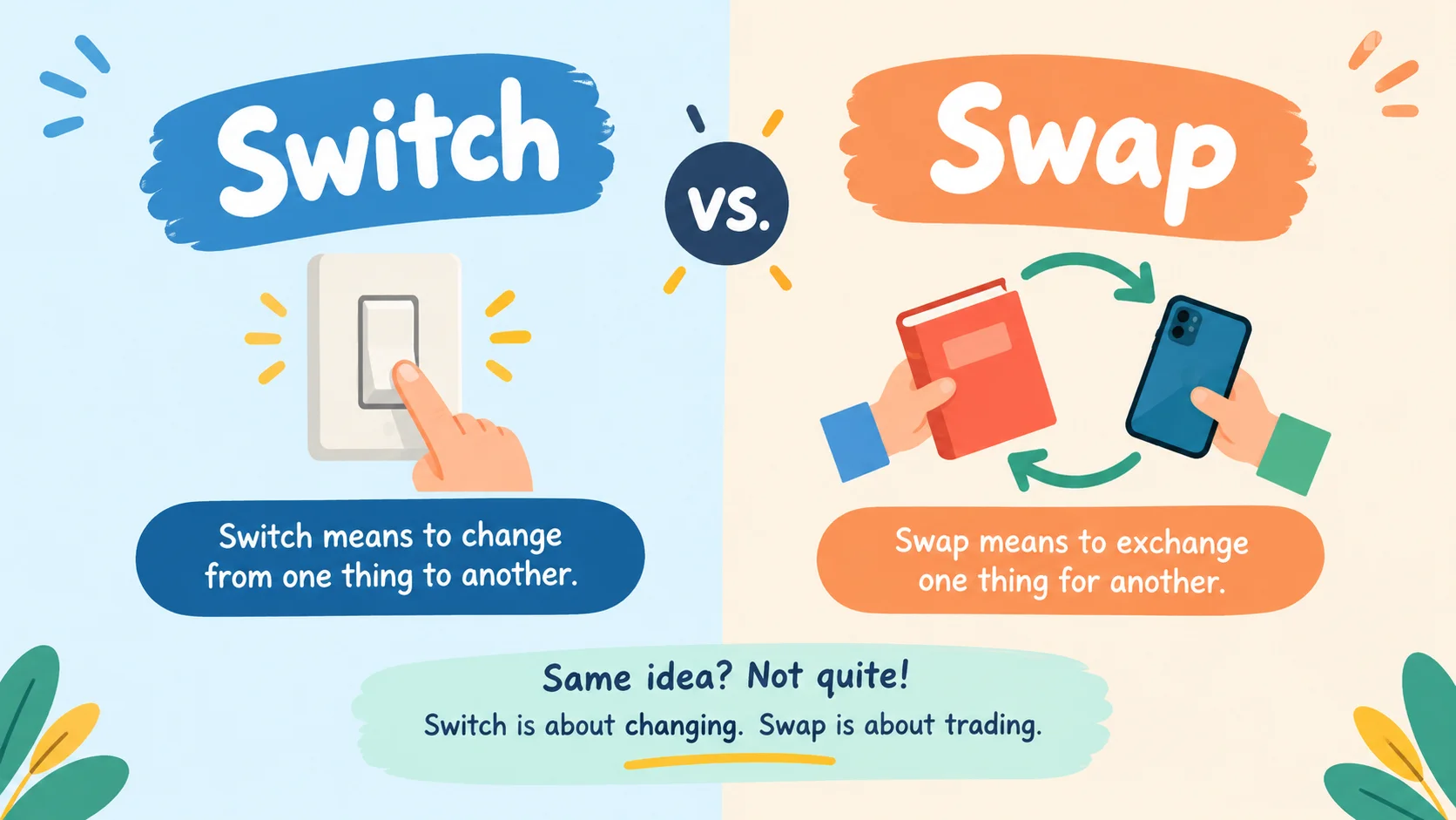 Switch vs. Swap