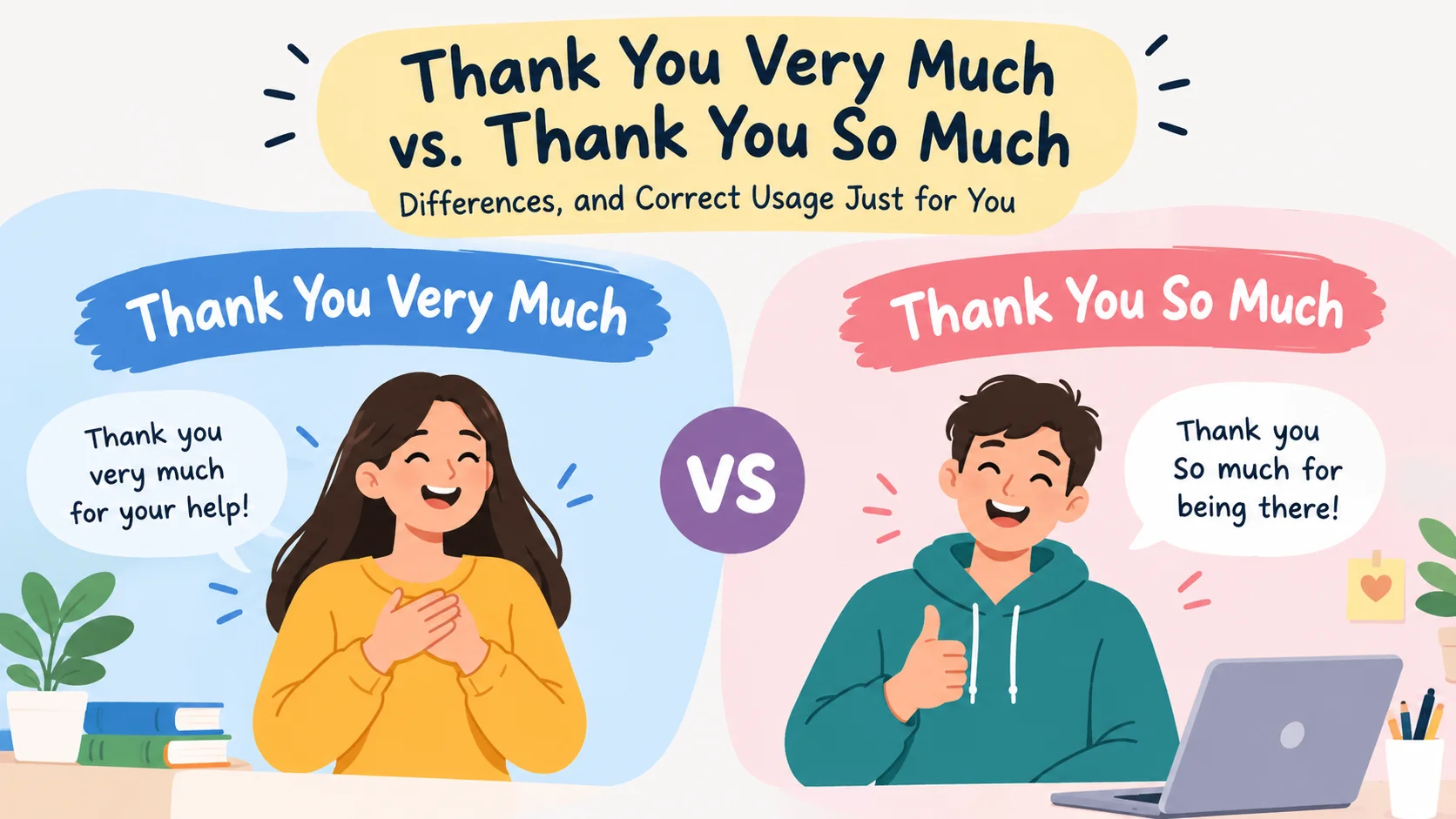 Thank You Very Much vs. Thank You So Much