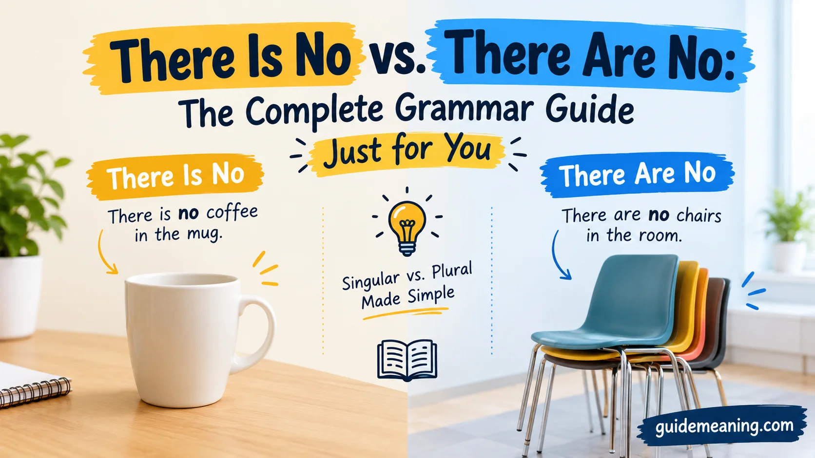 There Is No vs. There Are No
